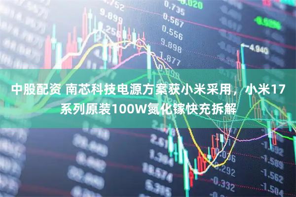 中股配资 南芯科技电源方案获小米采用，小米17系列原装100W氮化镓快充拆解
